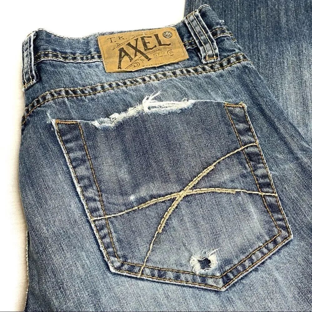 Axel light wash slim straight jeans size 32 X 30 - Picture 5 of 16